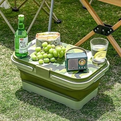 Imagem de Cooler Portátil 15 Litros Dobrável Para Camping E Passeios