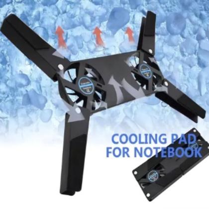 Imagem de Cooler Usb Base Resfriador Portátil Notebook Aparelhos Modem Cor Preto LED Preto