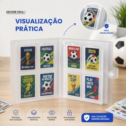 Imagem de Copa Do Mundo 2026 Pasta Capa Plástica Protetora Figurinhas