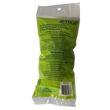 Imagem de Copinhos Copos Nebulizador Inalador G-tech Ultrassonico Ultraneb Desk2 20 und