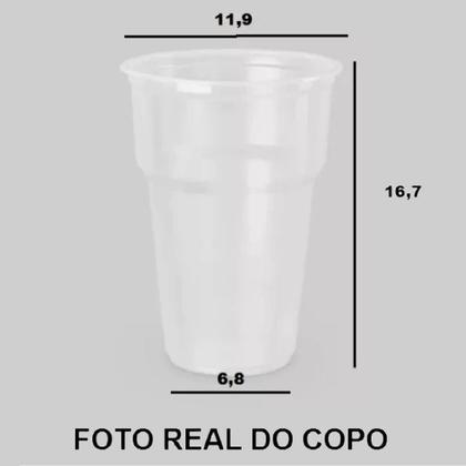Imagem de Copo 1000Ml 1 Litro C/300 Descartável Festa Chopp Transparen