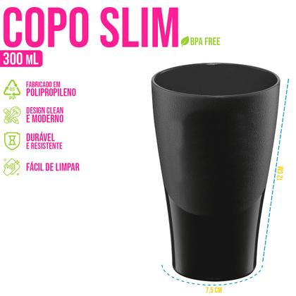 Imagem de Copo 300 ml Café Água Cerveja Alça Unitário Plástico Chopp