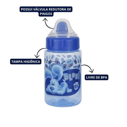 Imagem de Copo 340ml Com Válvula Redutora De Pingos Pistas de Blue