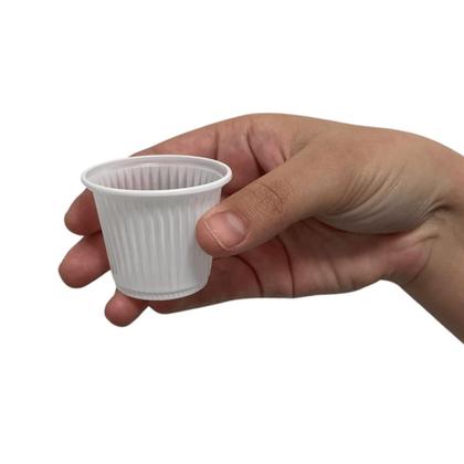 Imagem de Copo 50Ml Branco 2000 Copos Plásticos Café Chá Copa