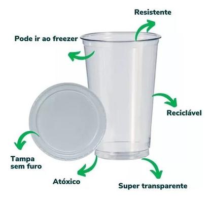 Imagem de Copo 770 Ml Descartavel Plastico Pp Açai Festas C/ 120 Un