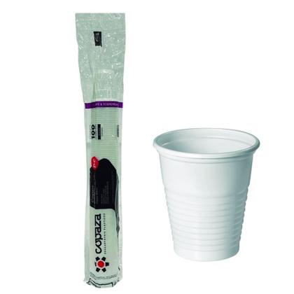 Imagem de Copo 80ml Descartável 1000 Copos Branco Café Chá Copaza