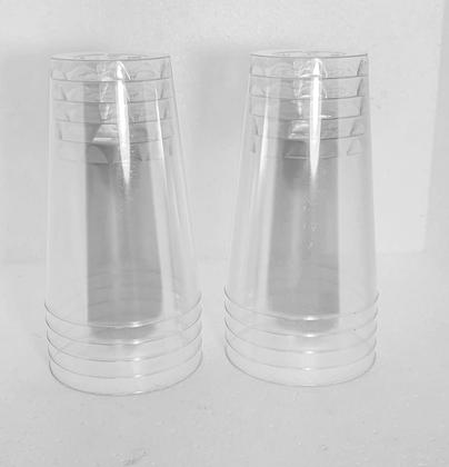 Imagem de Copo Acrílico Resistente 200ml Cristal Transparente - 10 un