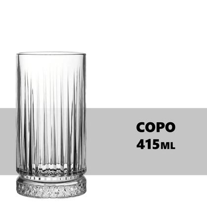 Imagem de Copo Alto para Drink Elysia de Vidro 415ml