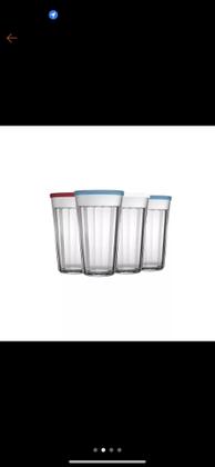 Imagem de Copo Americano com Tampa Plástica 450ml