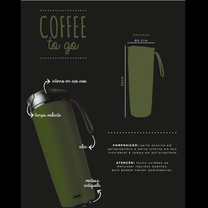 Imagem de Copo Antiqueda 450ml Coffee To Go SORTIDO 8051 MOR