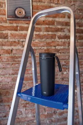 Imagem de Copo Antiqueda Preto 450ml Coffee To Go