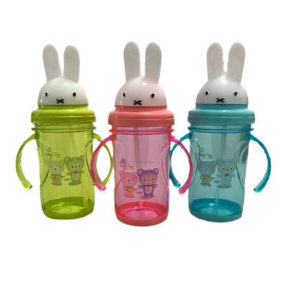 Imagem de Copo Baby Coelho  Com Tampa E Canudo + Alca De Plastico Colors 350ml - Òtima qualidade, excelente preço COP-54