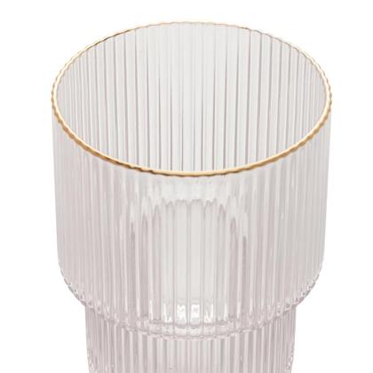 Imagem de Copo Baixo 2pç Cristal 200ml c/ Borda Dourada Lines - Wolff