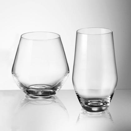 Imagem de Copo Baixo De Cristal Bohemia Para Whisky 500 ml Grus 2 Peças