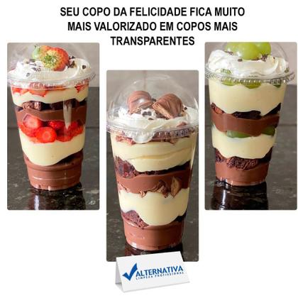 Imagem de Copo bolha com tampa bolha sem furo 440ml c/50 un
