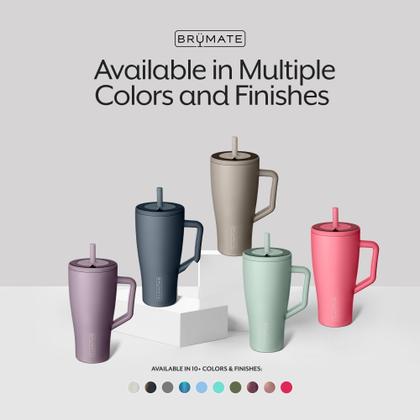 Imagem de Copo BrüMate Era 1183ml com alça e palha de aço inoxidável