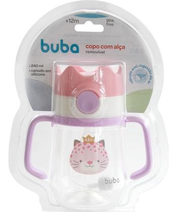 Imagem de Copo Buba Onça com Alça Removível e Canudo Flexível