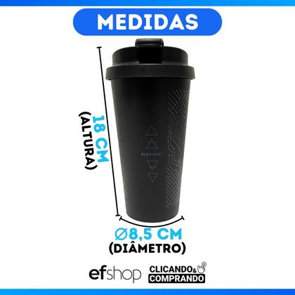 Imagem de Copo Café C/ Tampa Bucks 500ml Estampado Frases Profissões