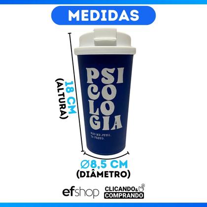 Imagem de Copo Café C/ Tampa Bucks 500ml Estampado Frases Profissões