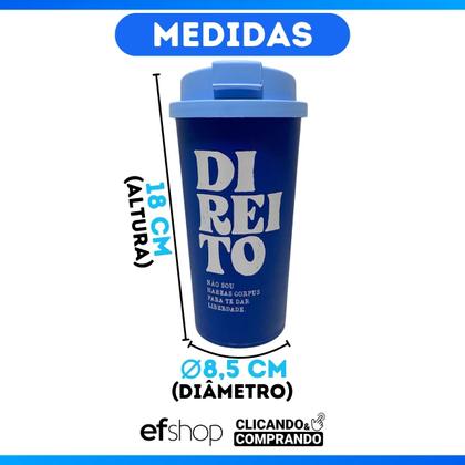 Imagem de Copo Café C/ Tampa Bucks 500ml Estampado Frases Profissões