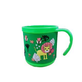 Imagem de Copo caneca infantil de plástico emborrachada 200ml