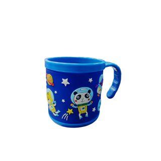 Imagem de Copo caneca infantil de plástico emborrachada 200ml