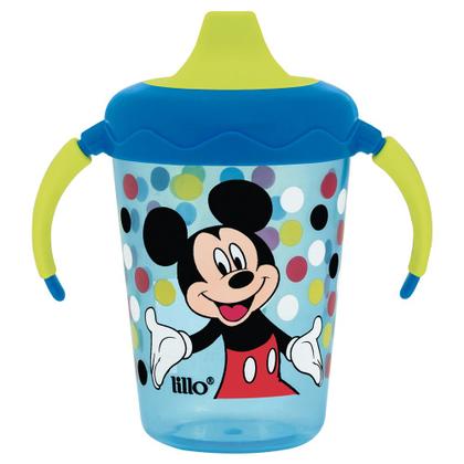 Imagem de Copo Caneca Infantil Lillo Treinamento Antivazamento Aprendizado Magia 207ml 6 Meses Com Alça