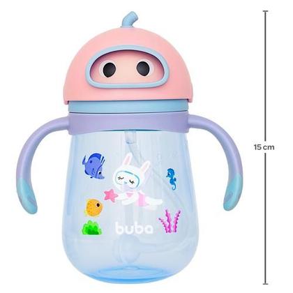 Imagem de Copo canudo com alça Buba 300ml Mergulho