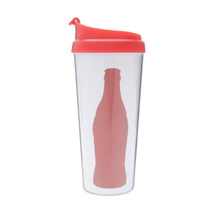Imagem de Copo Coca-Cola Com Tampa Contour Branco 500 Ml