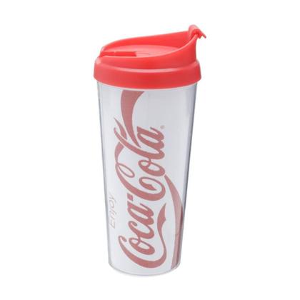 Imagem de Copo Coca-Cola Com Tampa Contour Branco 500 Ml