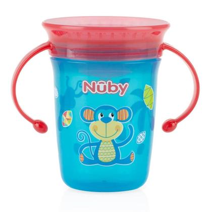 Imagem de Copo com alca decorado 360 azul 240ml cajovil