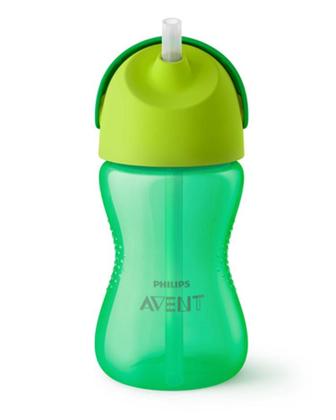 Imagem de Copo com Canudo Curvado 300ml Dino Verde Philips Avent