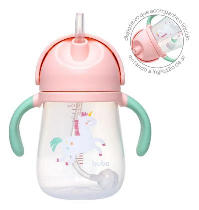 Imagem de  Copo Com Dispositivo Canudo Magic Unicórnio -  Buba 