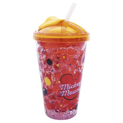 Imagem de Copo Com Tampa E Canudo Mickey Com Gel Congelante 450ml