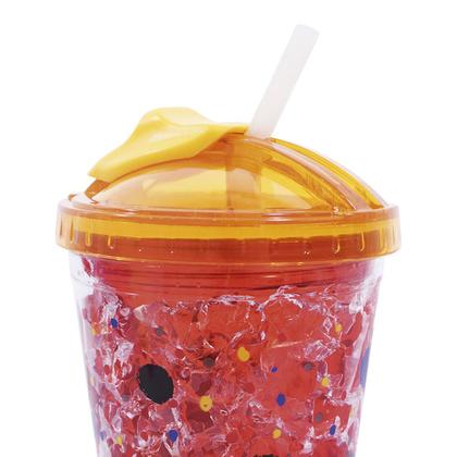 Imagem de Copo Com Tampa E Canudo Mickey Com Gel Congelante 450ml