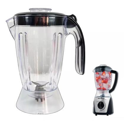 Imagem de Copo Compatível com Liquidificador Para Britânia Eletronic Eletronic Pro 2 em 1 Cristal