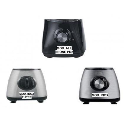 Imagem de Copo Compatível Philco Multiprocessador All-in-one PR2 Translúcido Tampa Preta