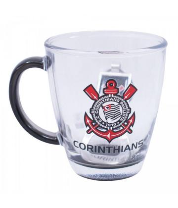 Imagem de Copo Corinthians de Vidro Com Abridor 370ml Oficial