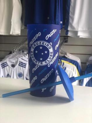 Imagem de Copo Cruzeiro Esporte Clube Com Canudo Infantil Oficial