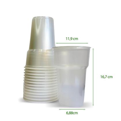 Imagem de Copo de 1.000ml Translúcido com Degrau Copaza com 25 unidades