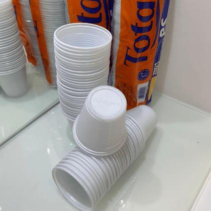 Imagem de Copo de 150ml Branco PS Totalplast com 2.500 unidades