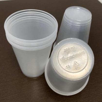 Imagem de Copo de 200ml Transparente PS ABNT 2012 Copomais com 2.500 unidades
