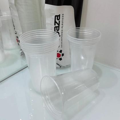 Imagem de Copo de 300ml Liso Translúcido ABNT 2002 Copaza com 100 unidades