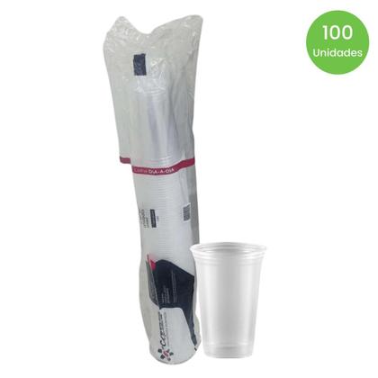 Imagem de Copo de 300ml Liso Translúcido ABNT 2002 Copaza com 100 unidades