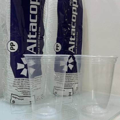Imagem de Copo de 440ml Liso transparente PP Altacoppo com 50 unidades