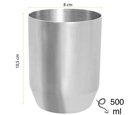 Imagem de Copo de alumínio polido 500ml