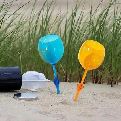 Imagem de Copo De Bebida De Praia Em Acrílico, Copos Flutuantes Para Coquetéis, Taça De Vinho, Copo Rock