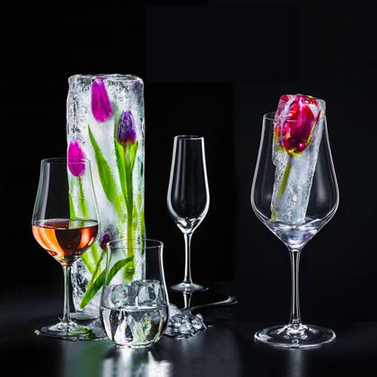 Imagem de Copo de Cristal Bohemia Para Água e Suco 450 ml Tulipa 2 Peças