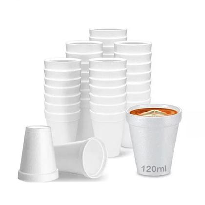 Imagem de Copo de isopor 120ml térmico 500 unid descartavel café ultra