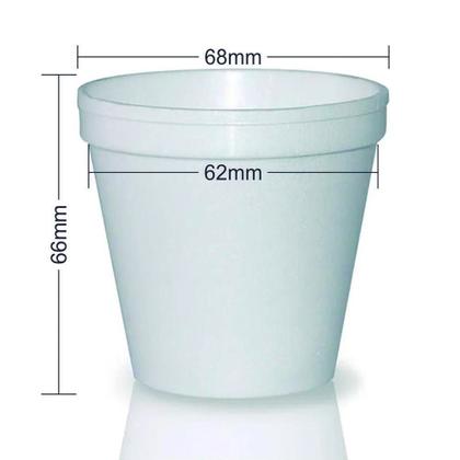 Imagem de Copo De Isopor 120Ml Térmico Com 500 Descartável Totalplast